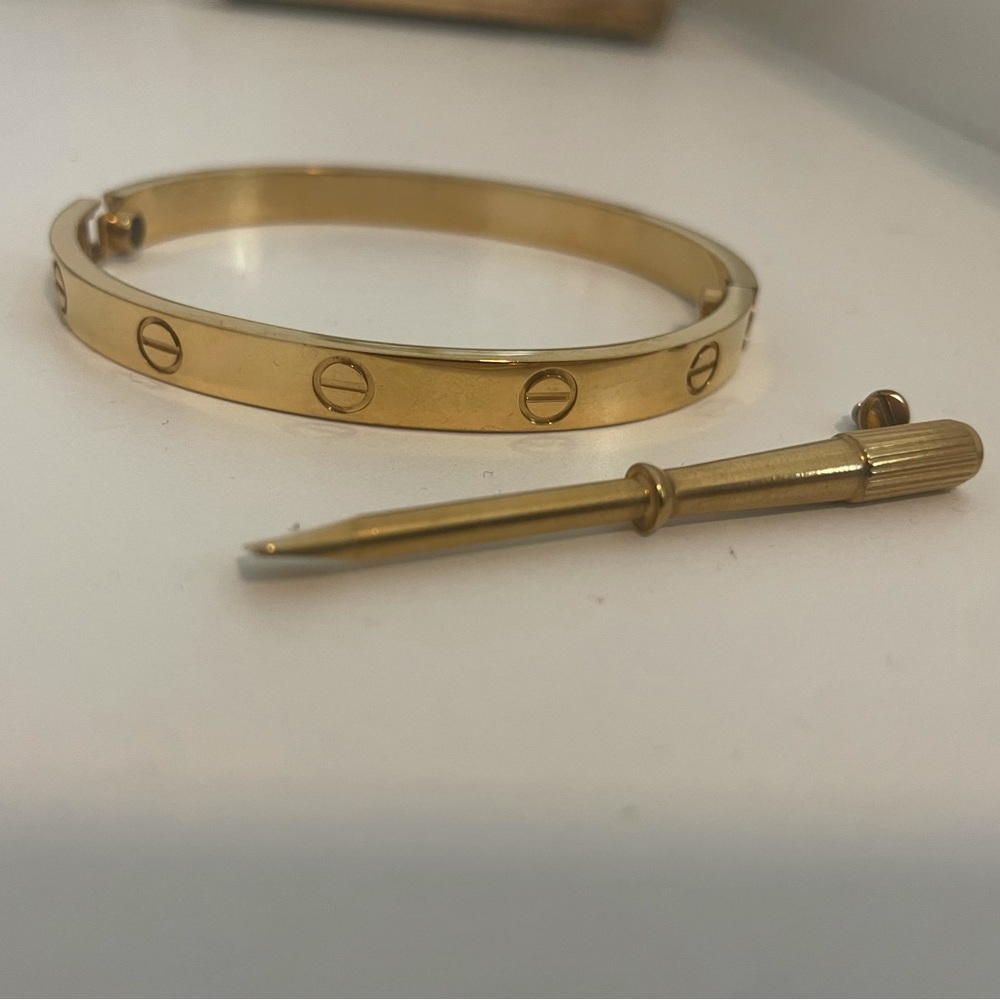 Cartier love bracelet dupe